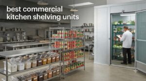 best commercial kitchen shelving units