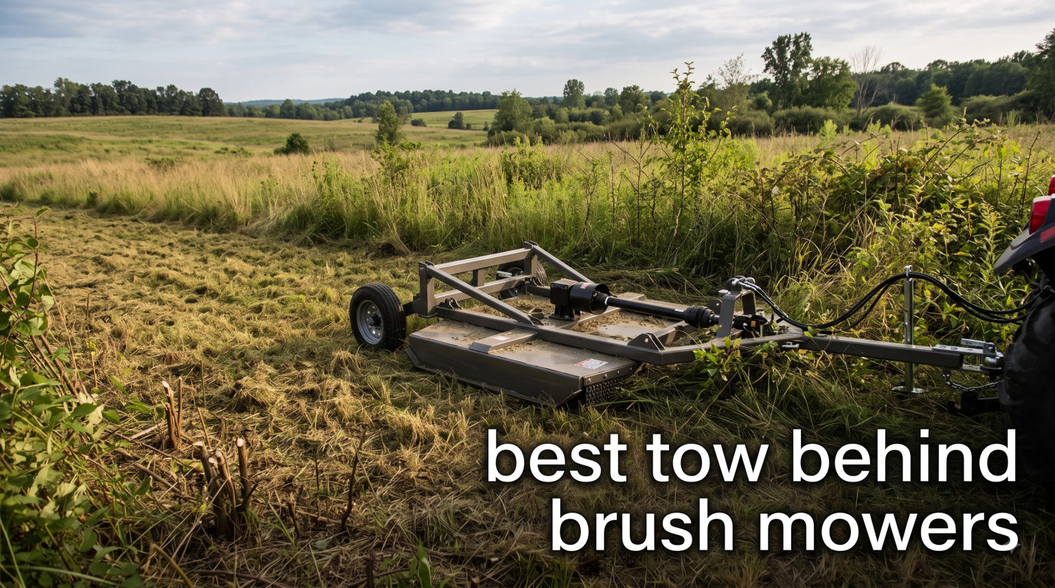 best tow behind brush mowers