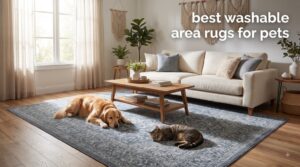 best washable area rugs for pets