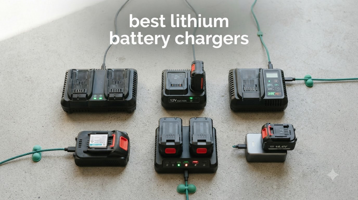 best lithium battery chargers