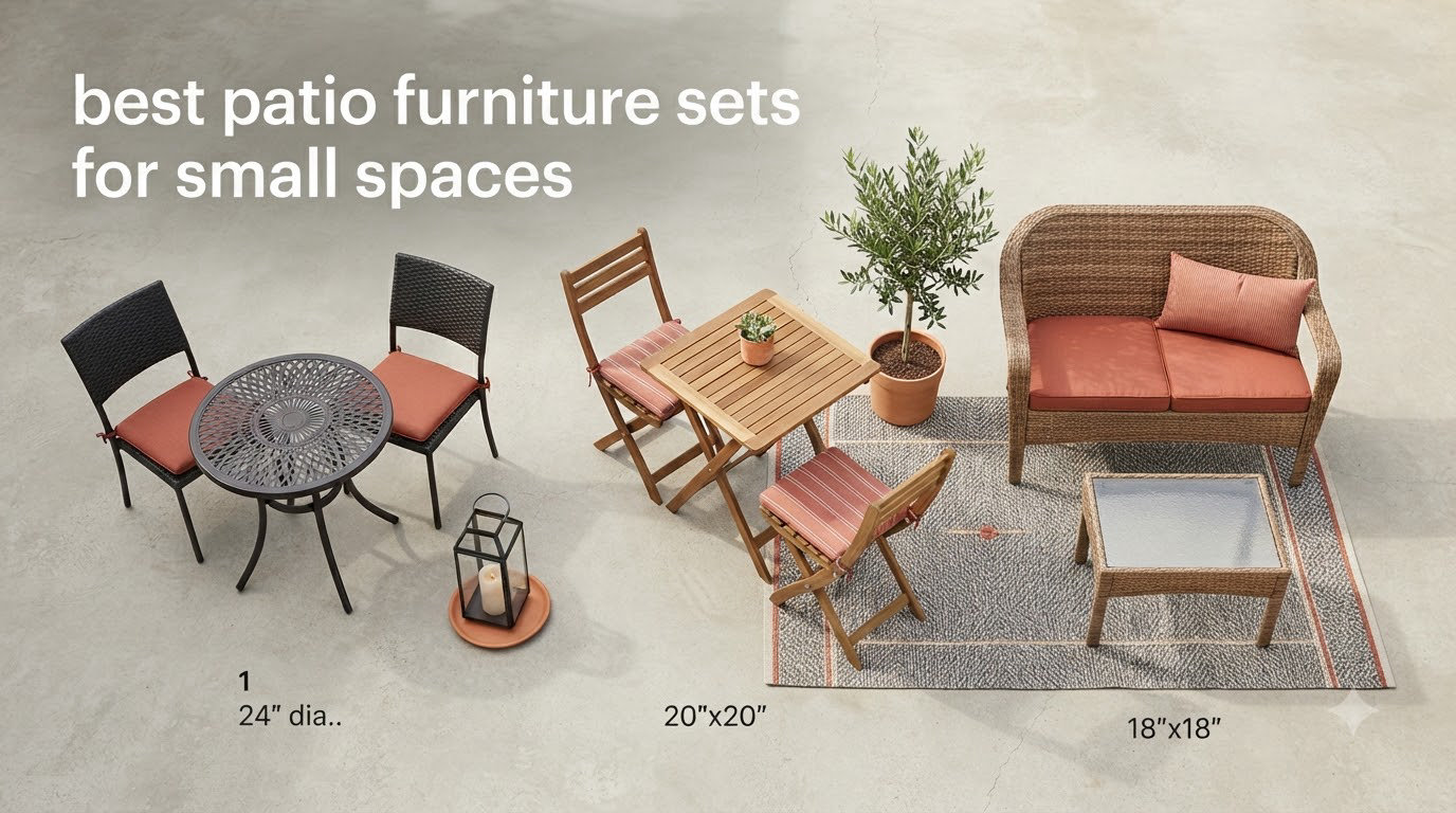 best patio furniture sets for small spaces