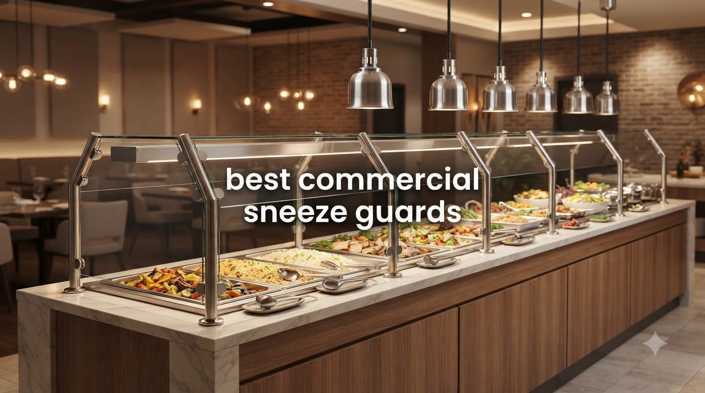 best commercial sneeze guards