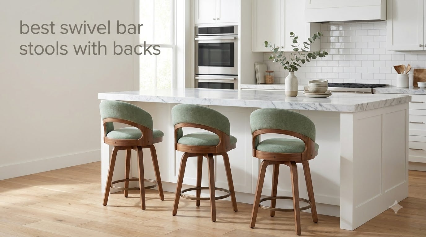 best swivel bar stools with backs