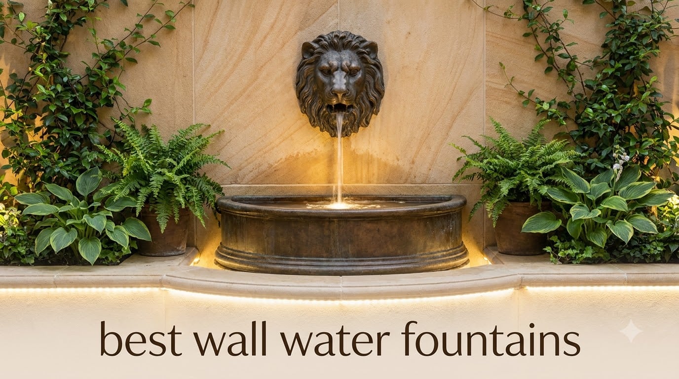 best wall water fountains
