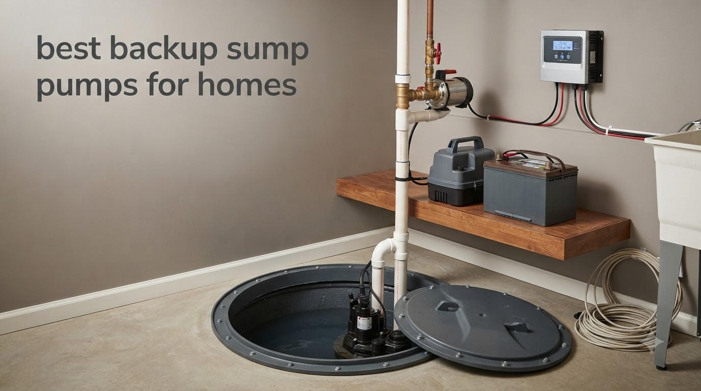 best backup sump pumps for homes