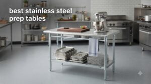 best stainless steel prep tables