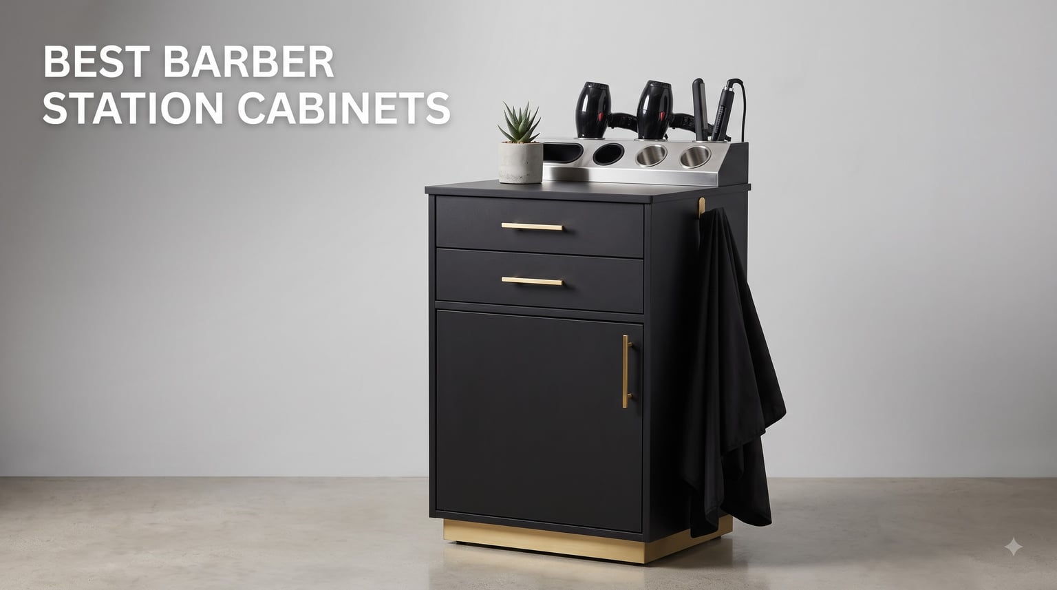 best barber station cabinets