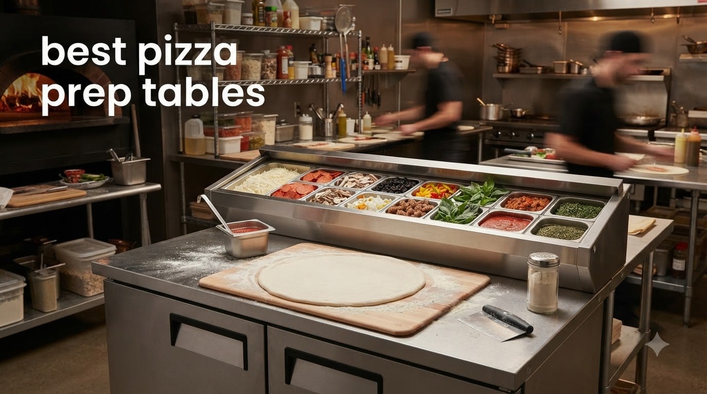 best pizza prep tables