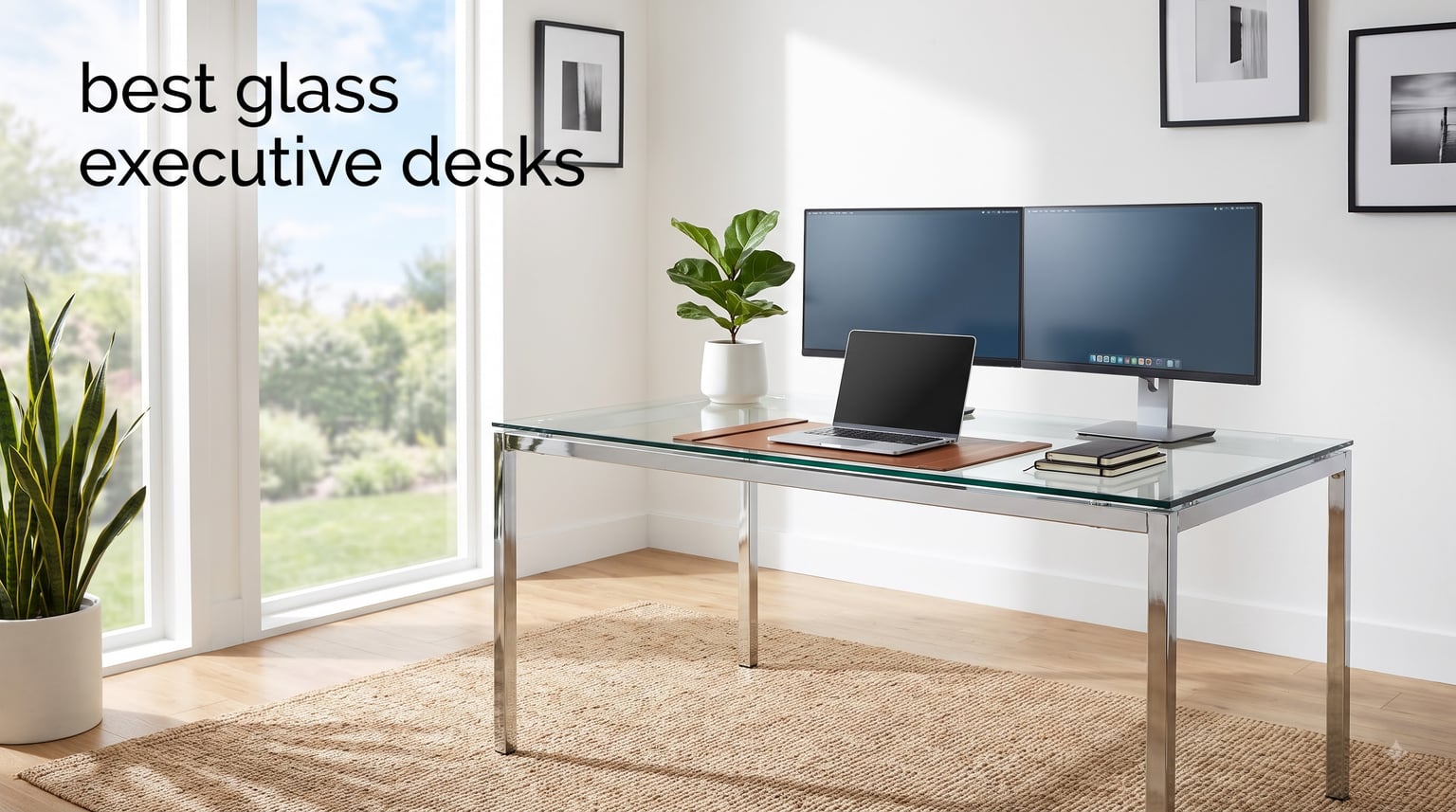 best glass executive desks