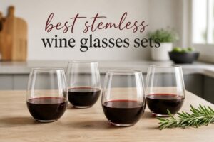 best stemless wine glasses sets