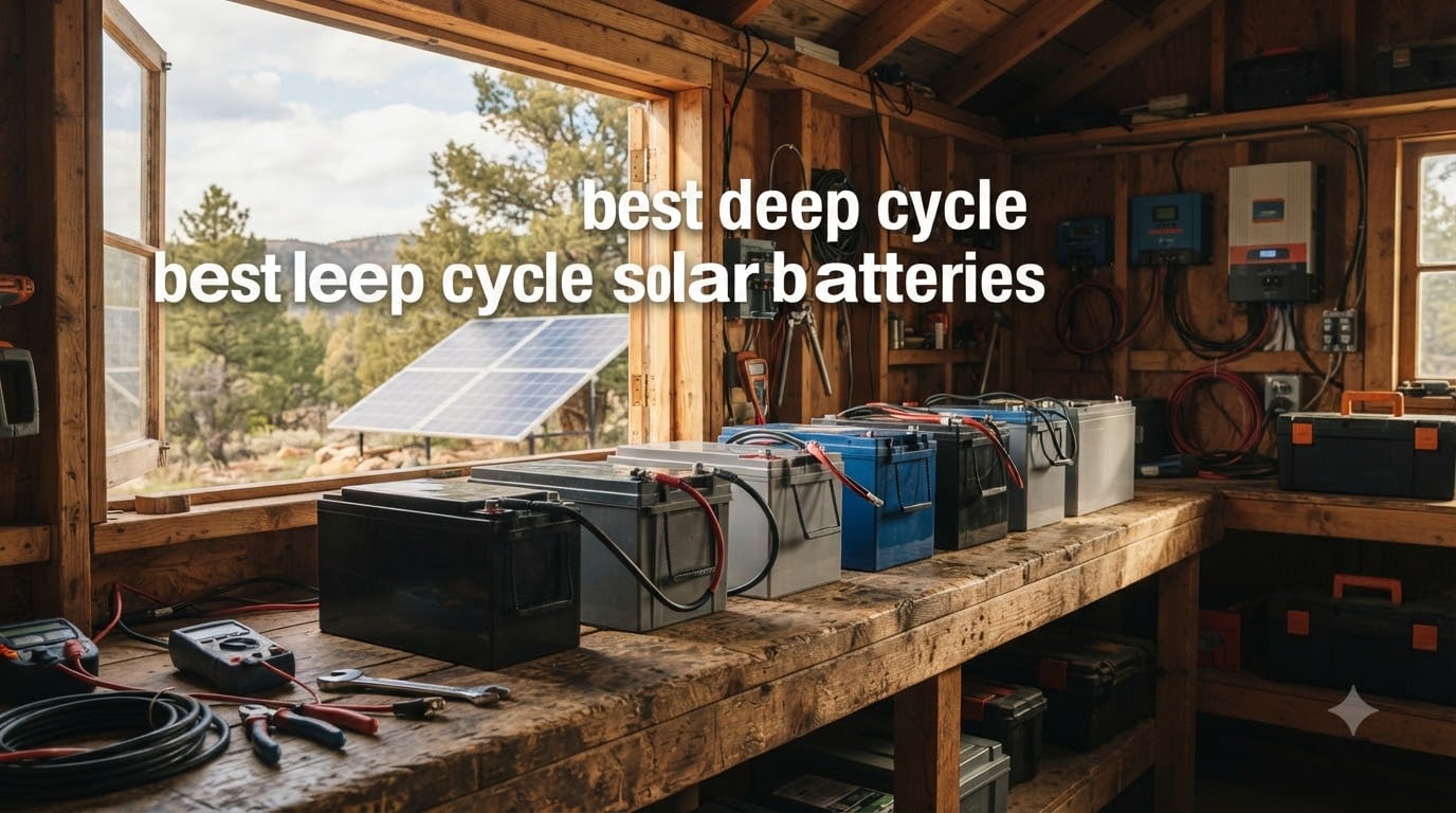 best deep cycle solar batteries