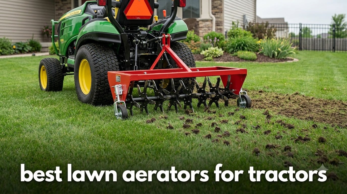 best lawn aerators for tractors