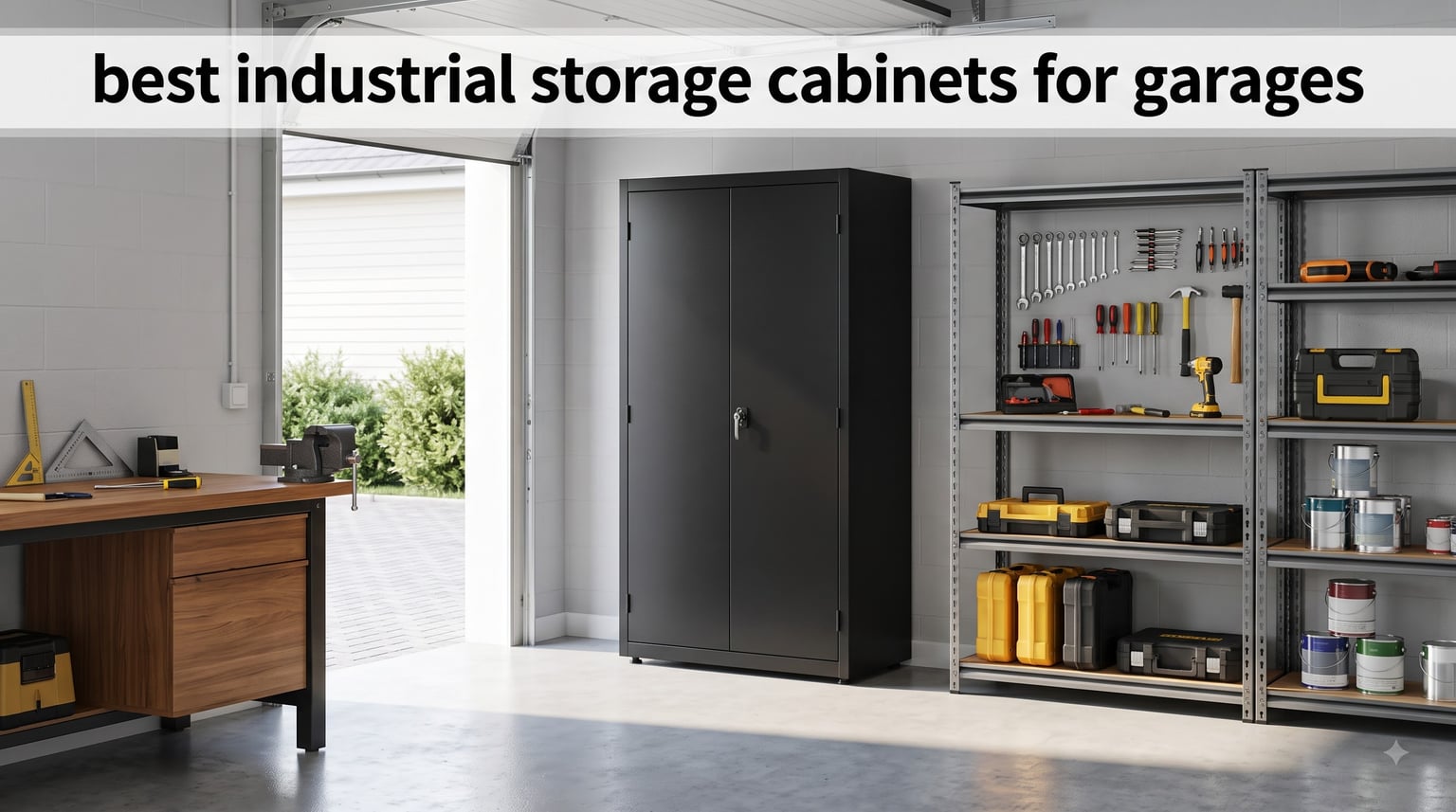 best industrial storage cabinets for garages