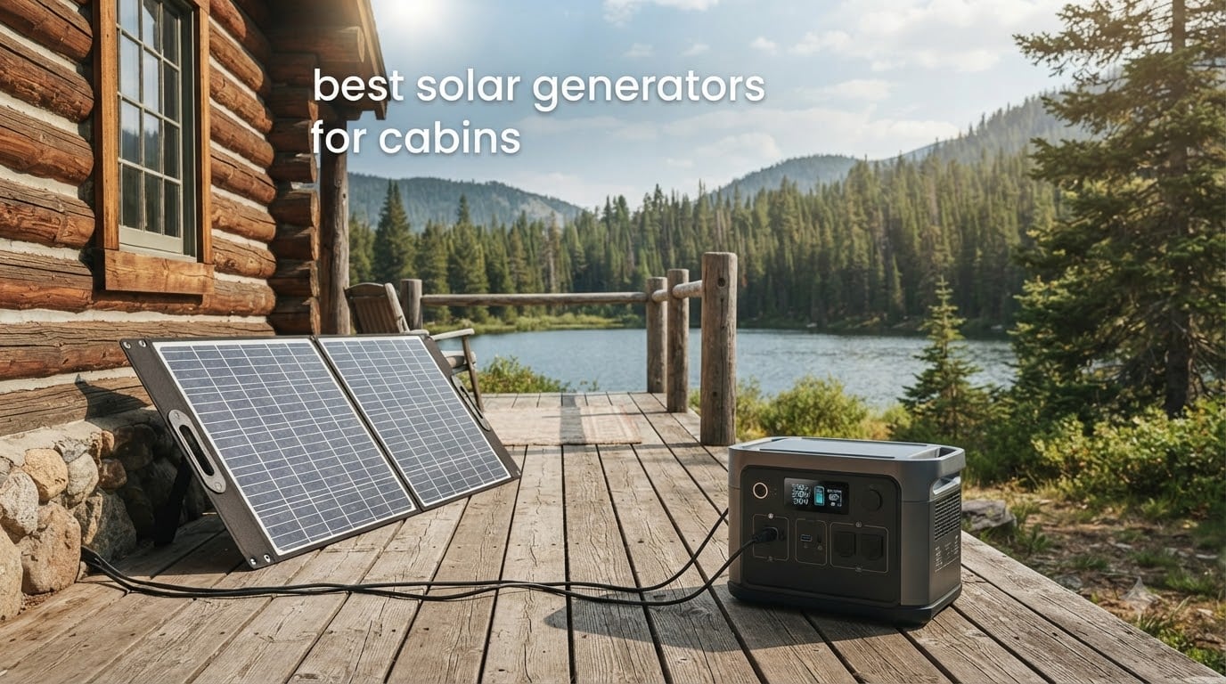best solar generators for cabins