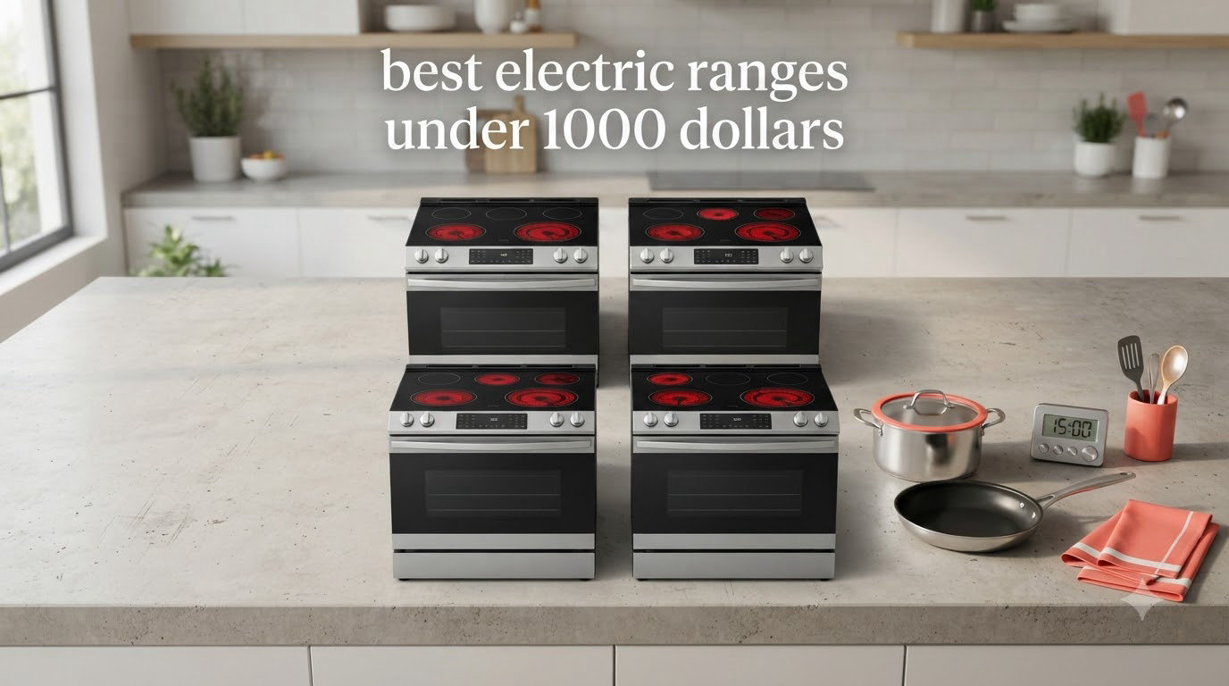best electric ranges under 1000 dollars