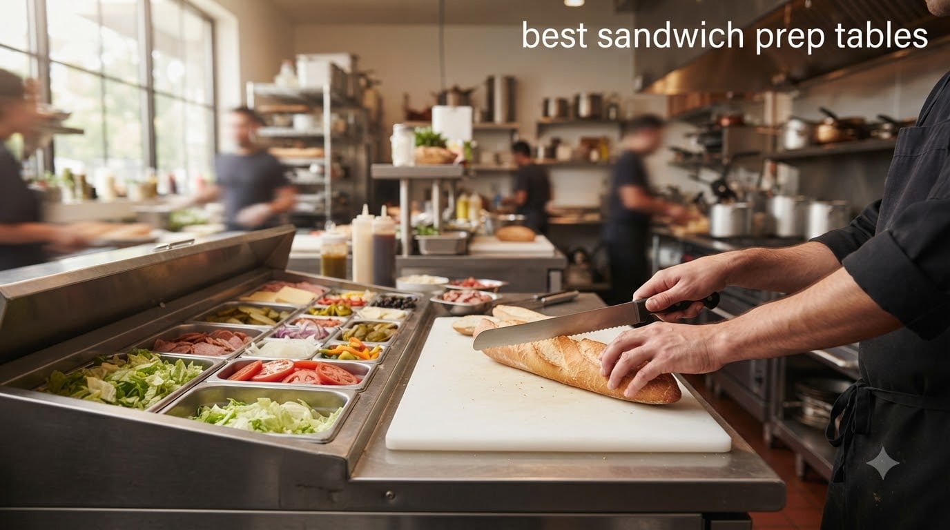 best sandwich prep tables