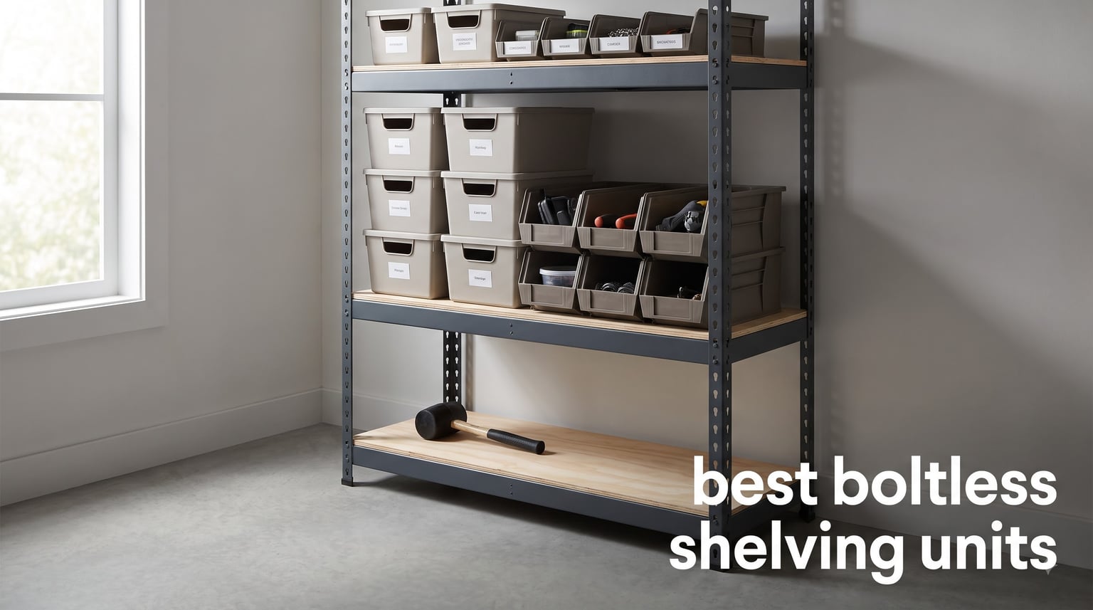best boltless shelving units