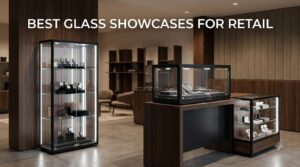 best glass showcases for retail