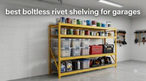 best boltless rivet shelving for garages