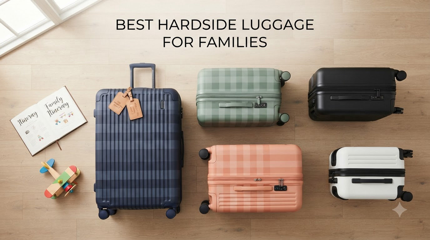 best hardside luggage for families