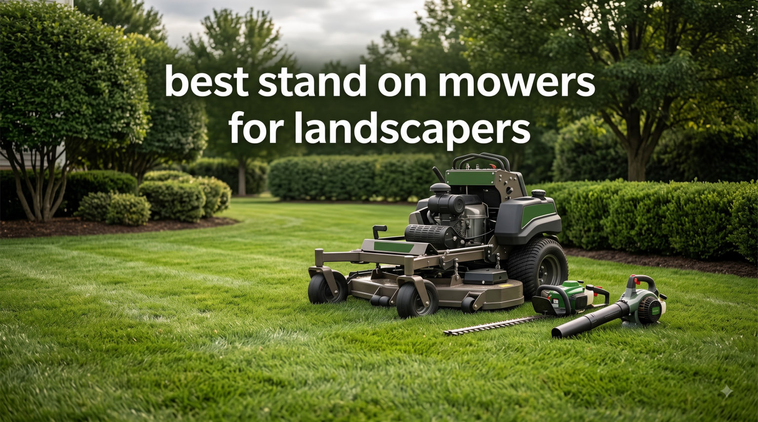 best stand on mowers for landscapers