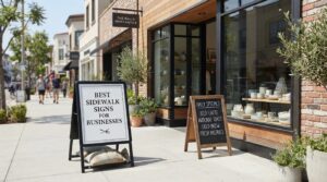 best sidewalk signs for businesses