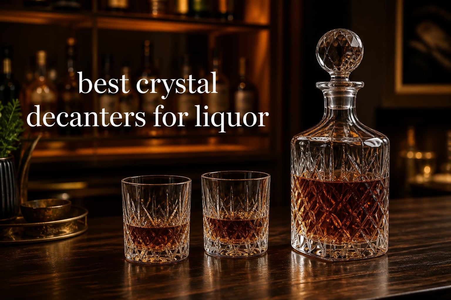 best crystal decanters for liquor