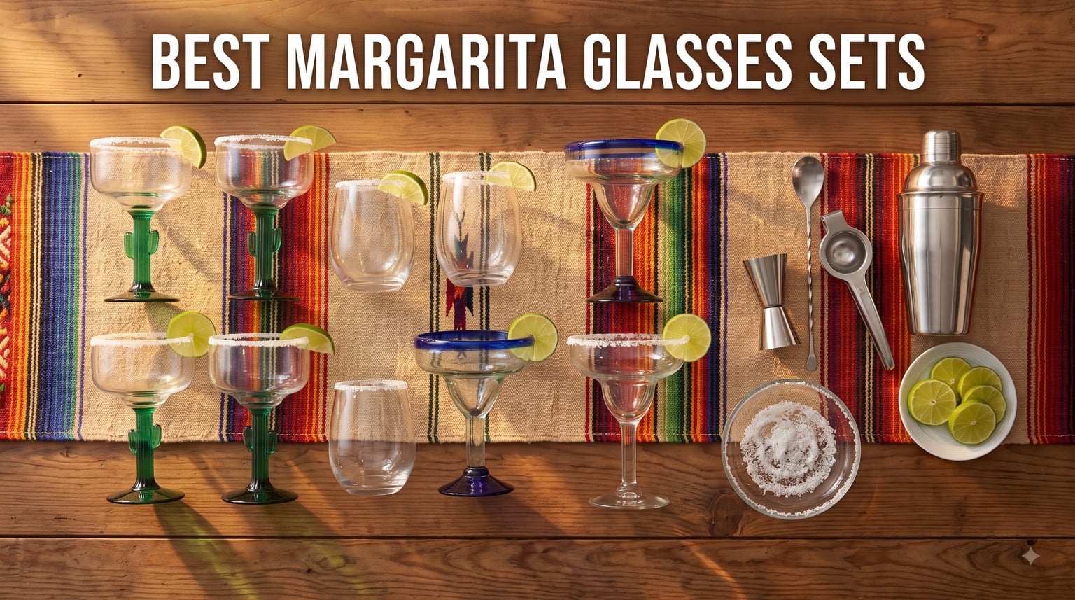 best margarita glasses sets