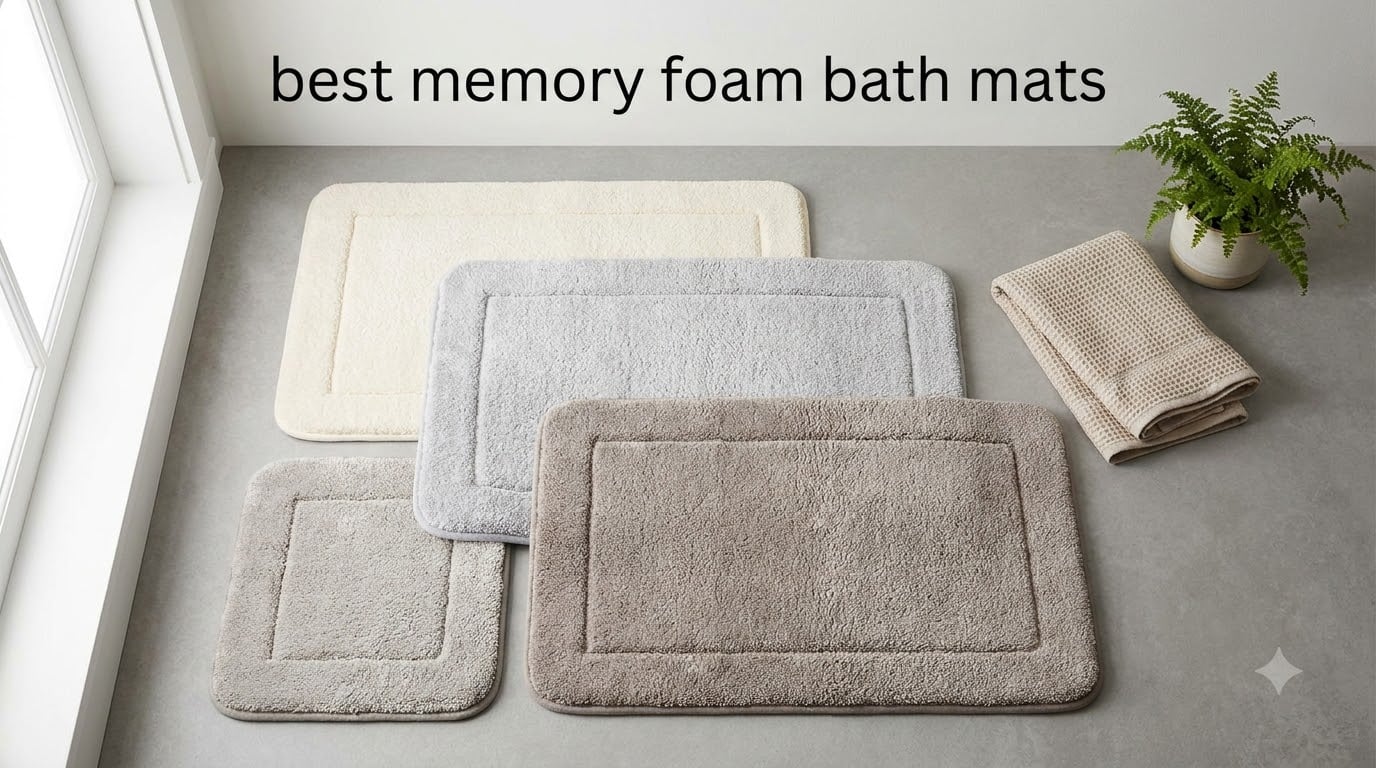 best memory foam bath mats