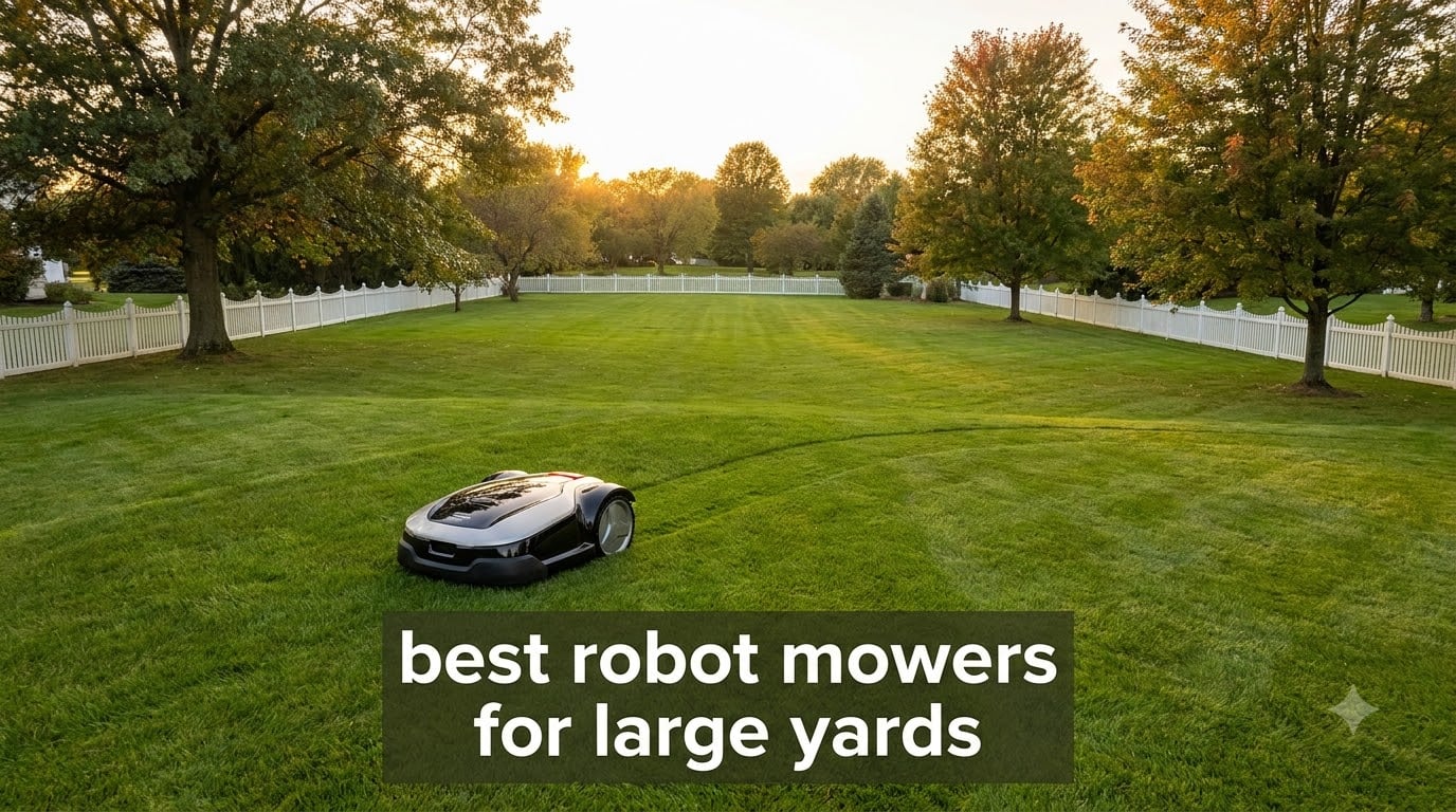 best robot mowers for large yards