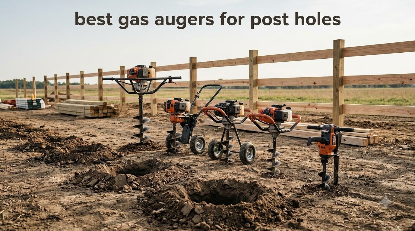 best gas augers for post holes
