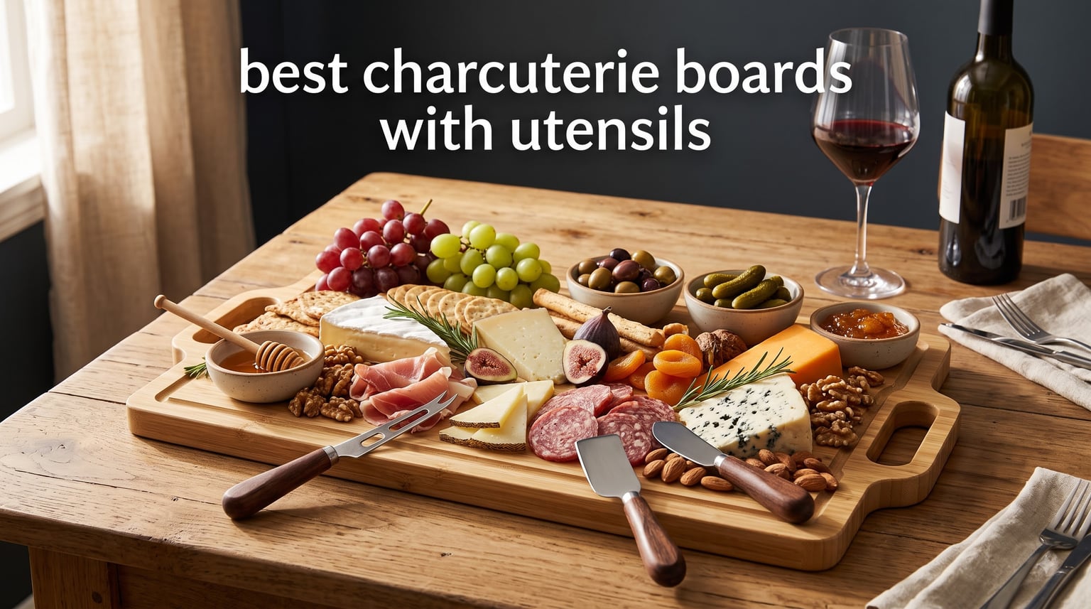 best charcuterie boards with utensils