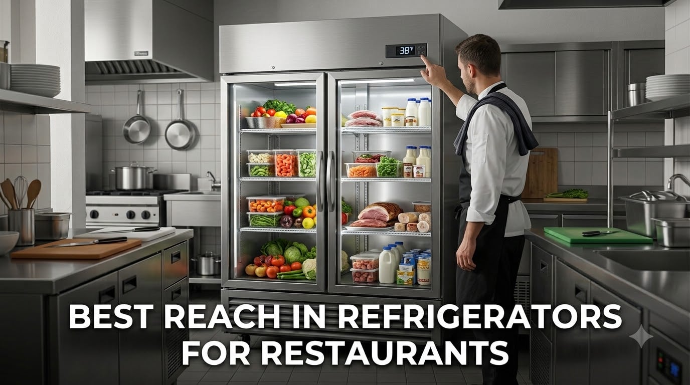 best reach in refrigerators for restaurants