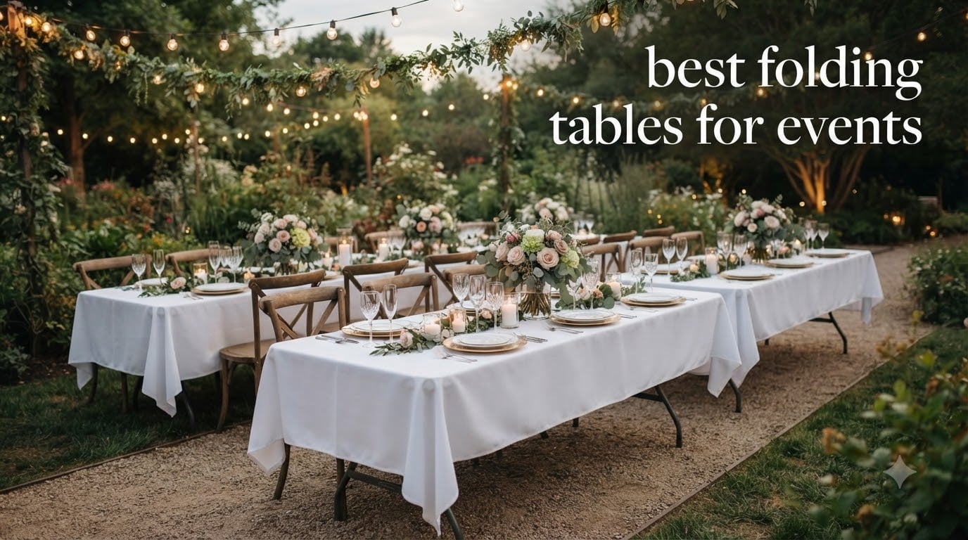 best folding tables for events