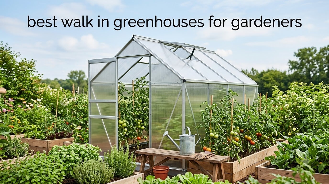 best walk in greenhouses for gardeners