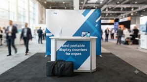 best portable display counters for expos