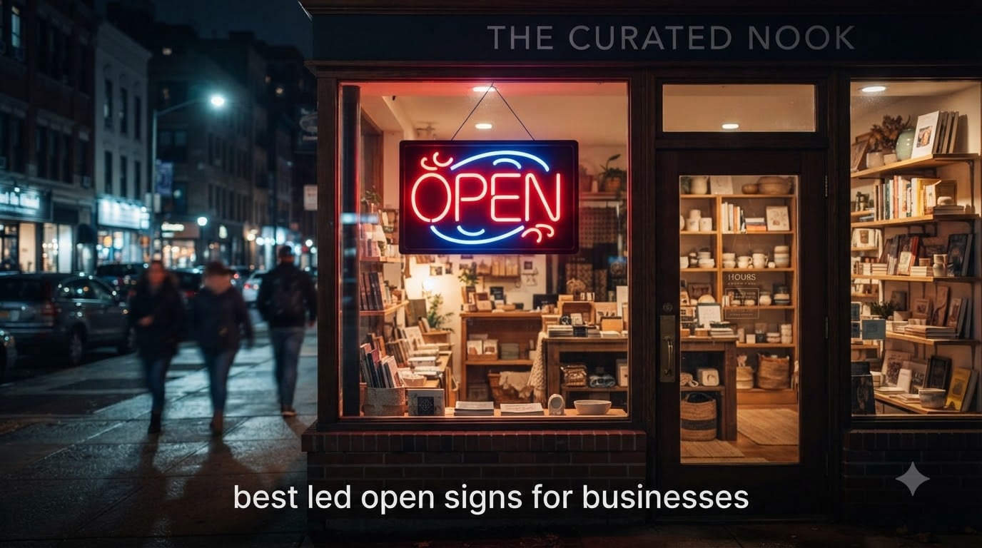 best led open signs for businesses