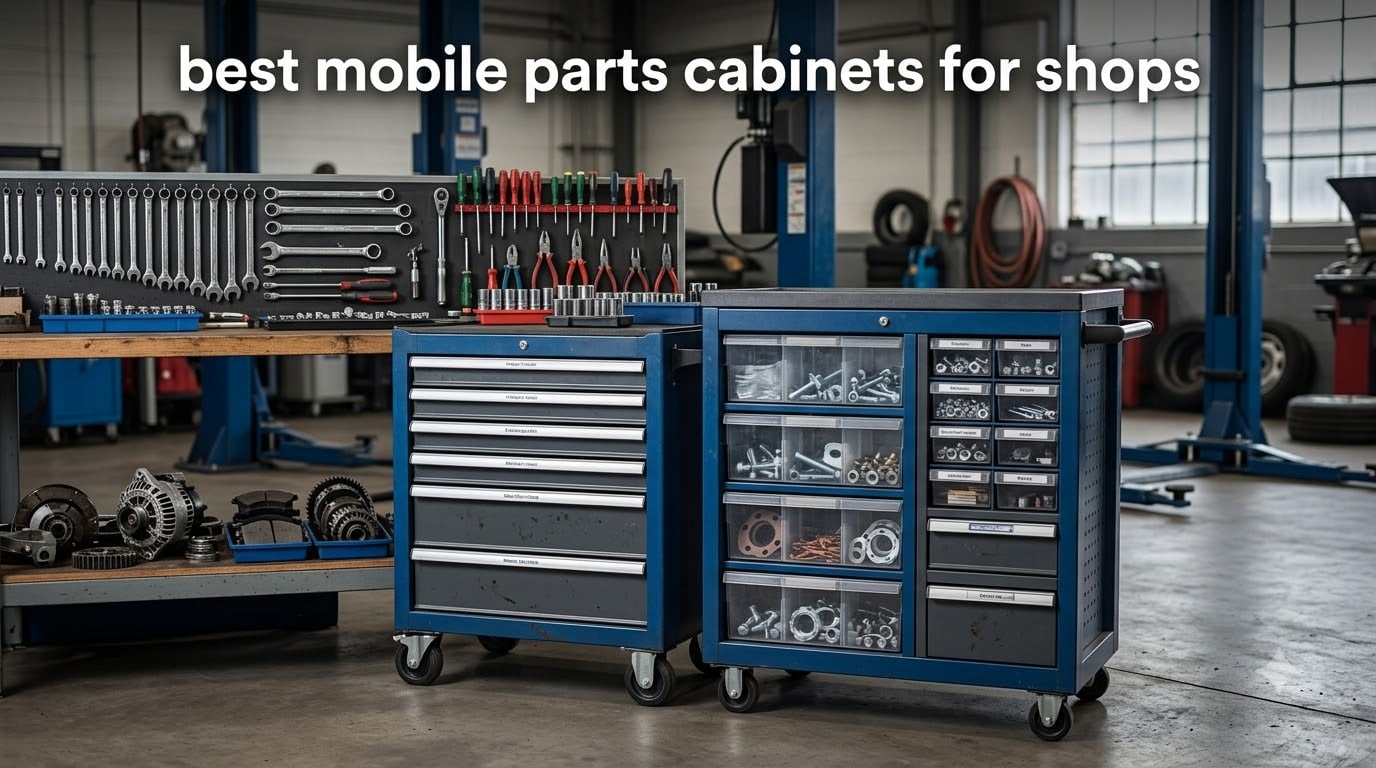 best mobile parts cabinets for shops