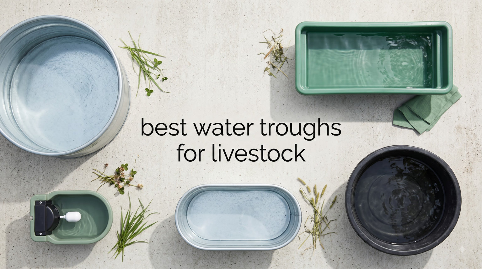 best water troughs for livestock