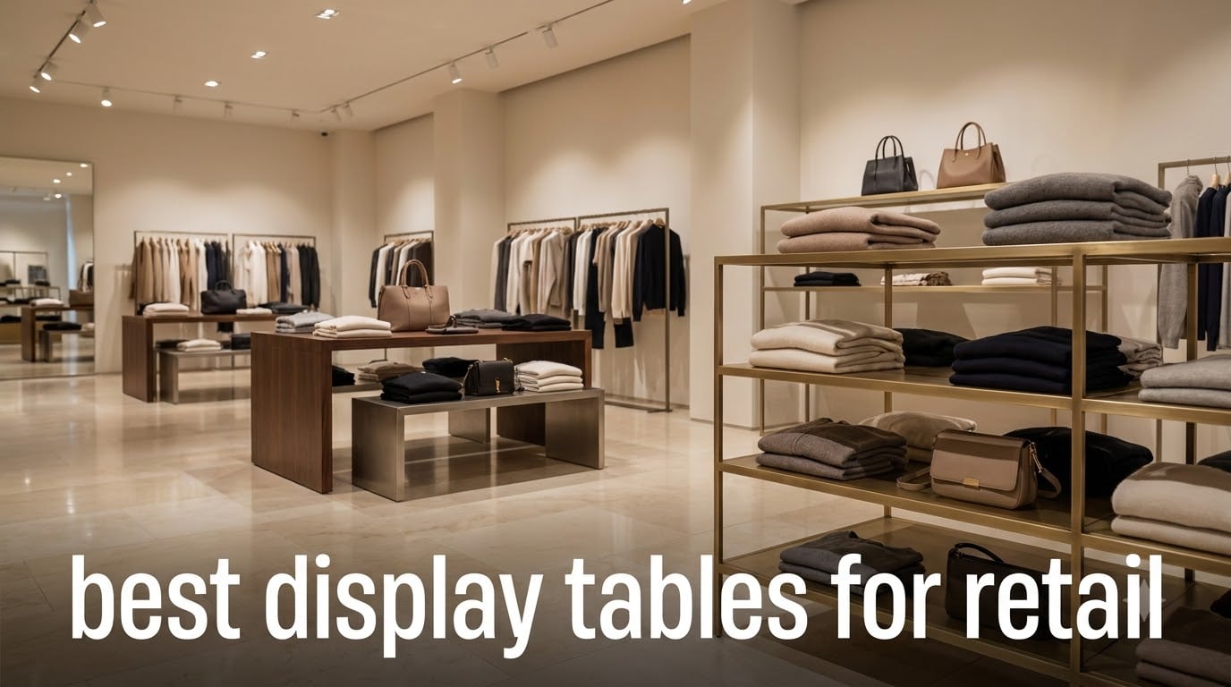 best display tables for retail