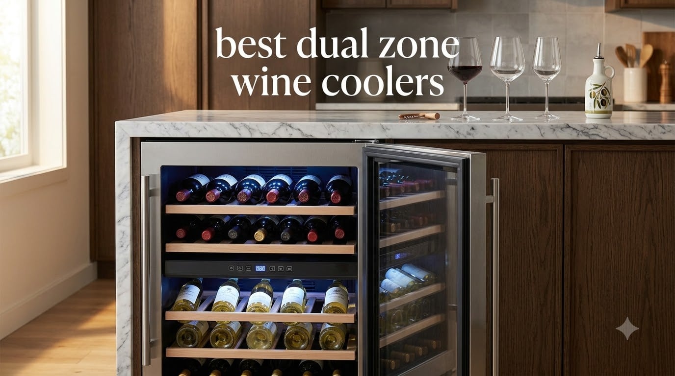 best dual zone wine coolers