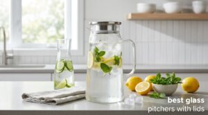best glass pitchers with lids