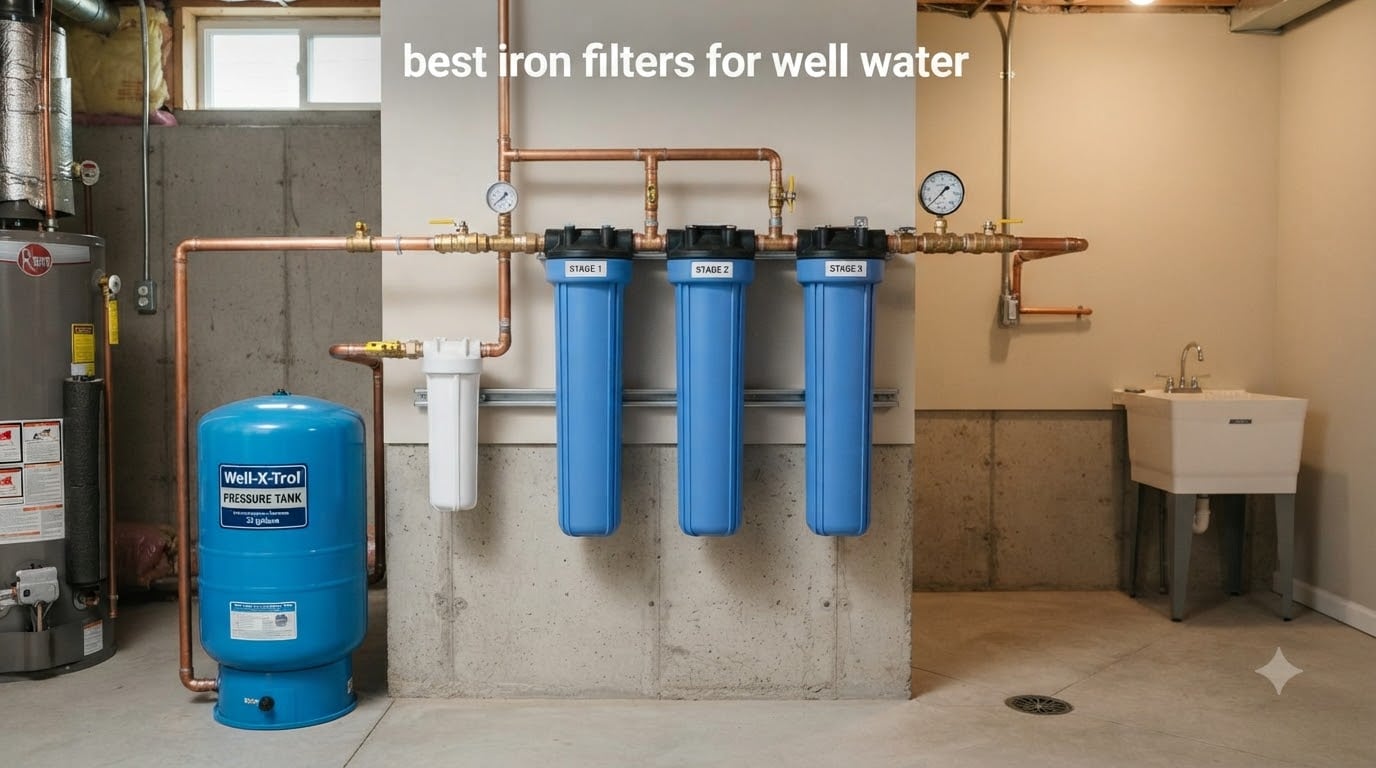 best iron filters for well water