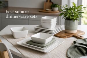 best square dinnerware sets
