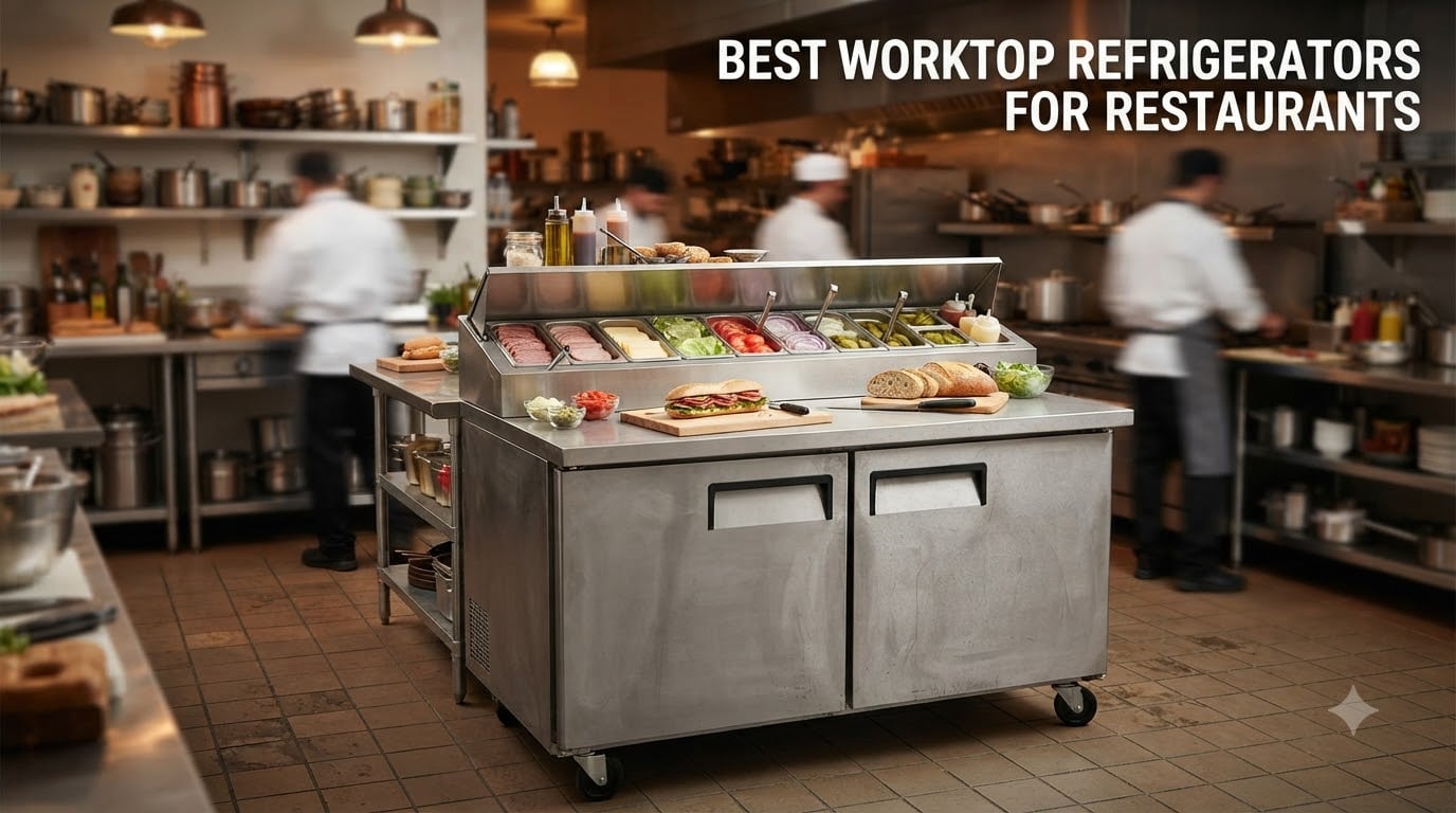 best worktop refrigerators for restaurants