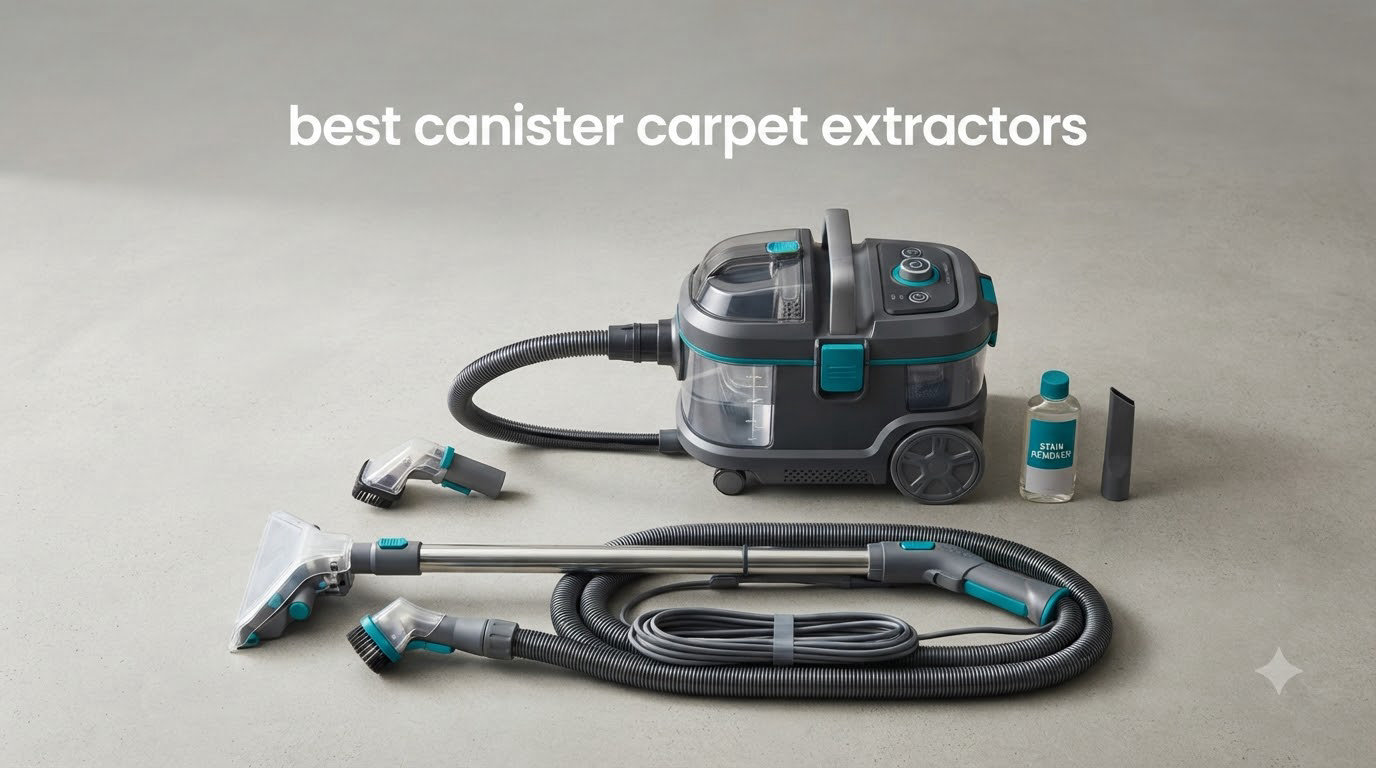 best canister carpet extractors