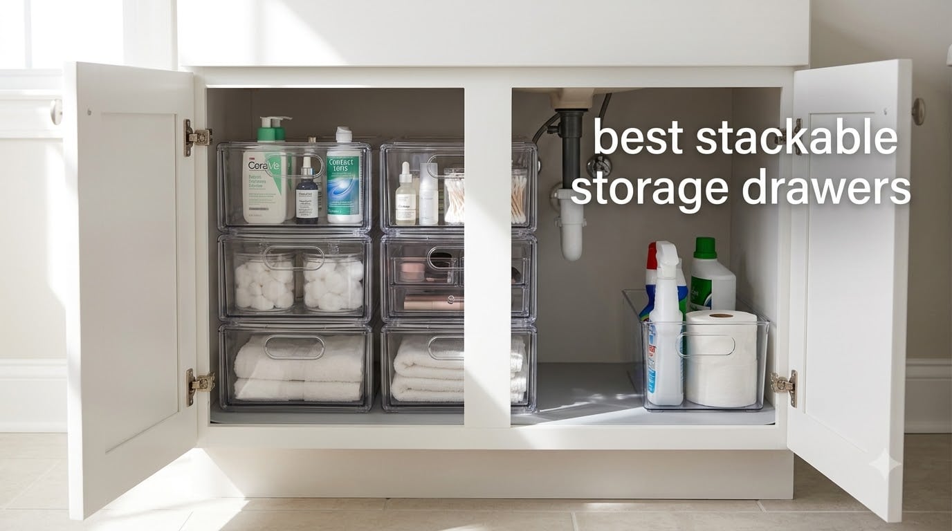 best stackable storage drawers