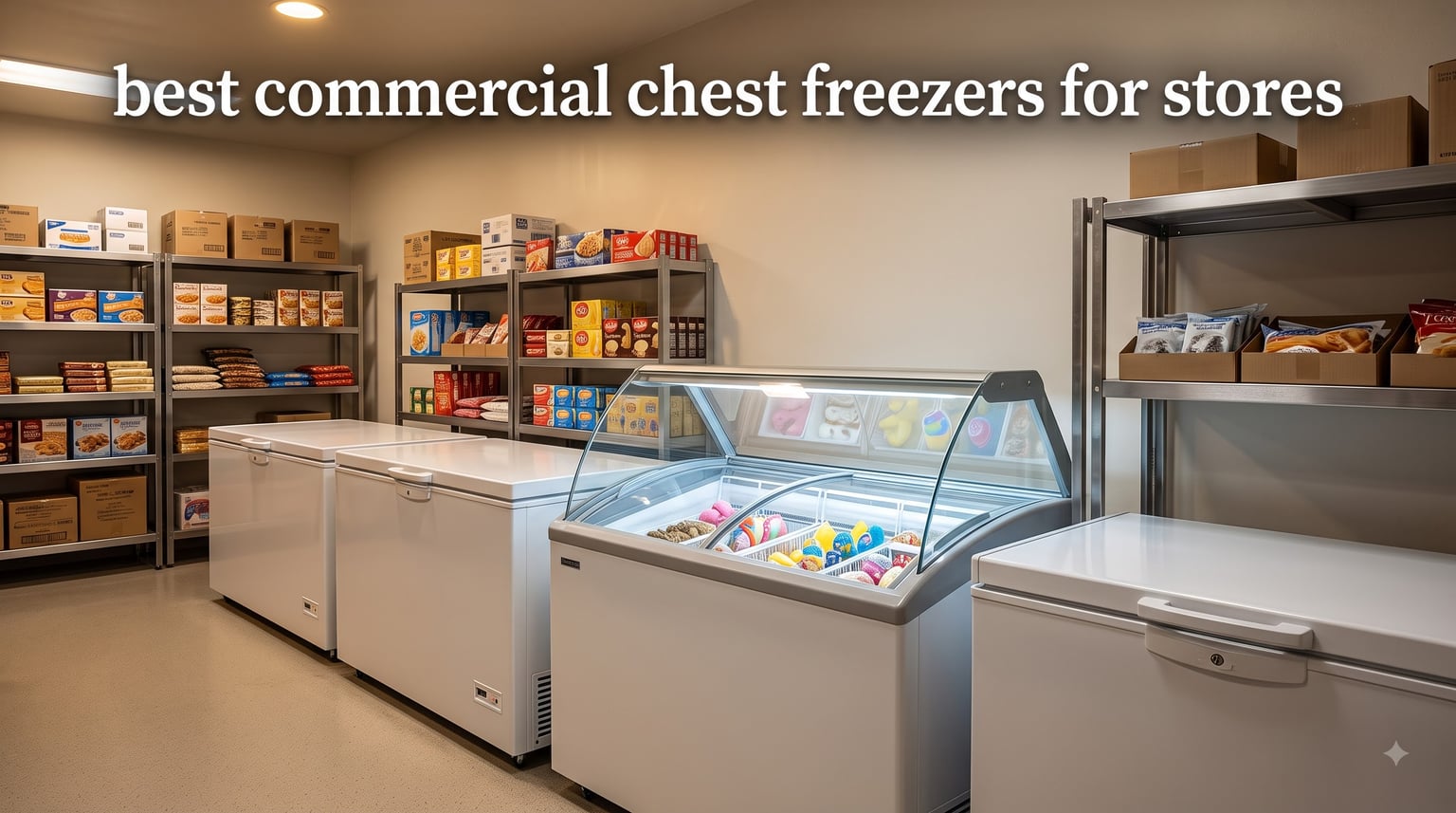 best commercial chest freezers for stores