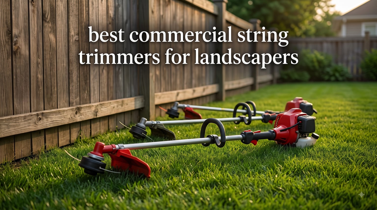 best commercial string trimmers for landscapers