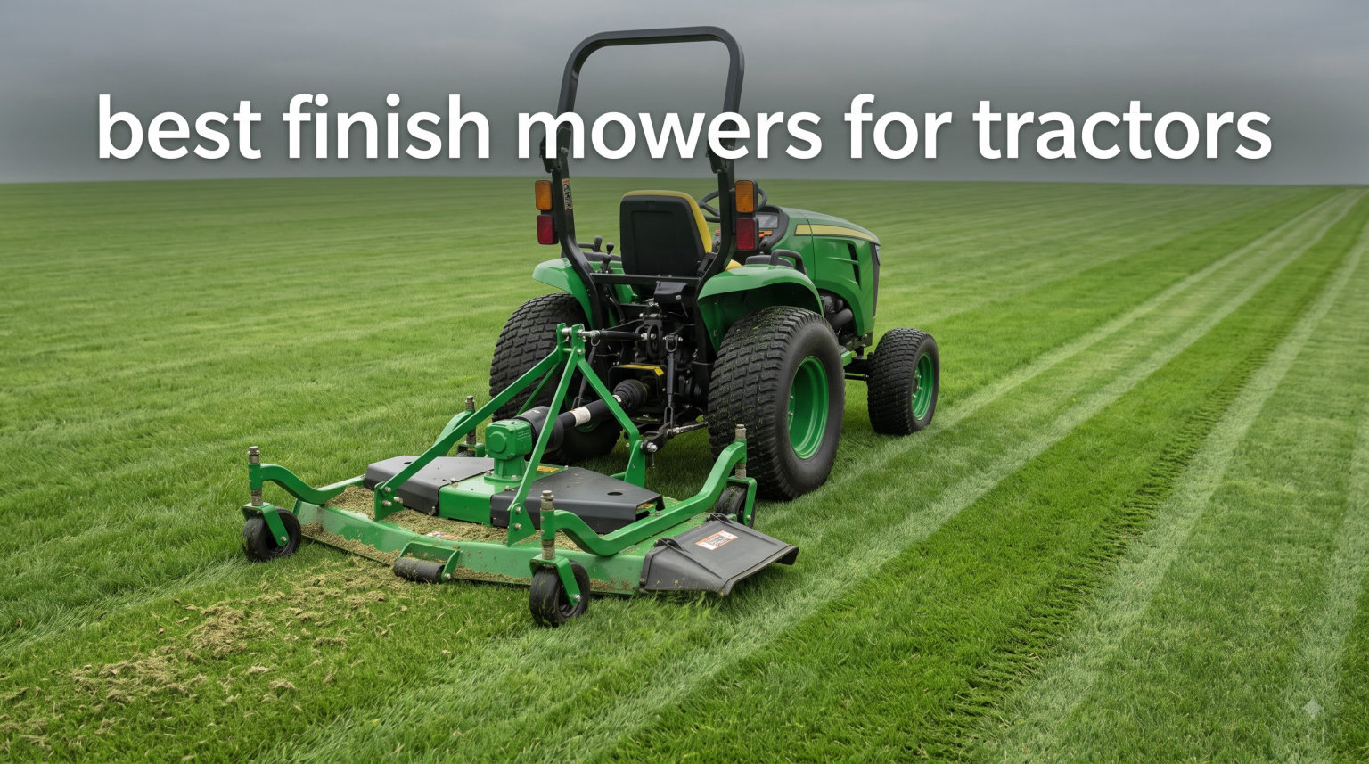 best finish mowers for tractors